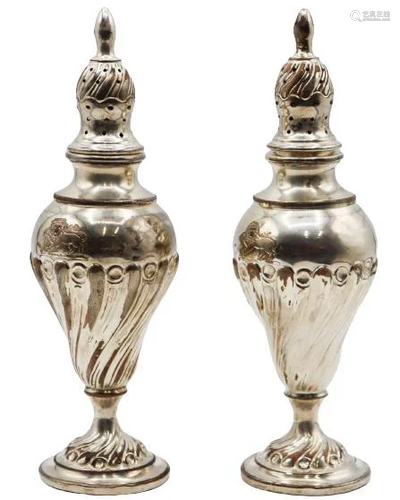 Silver Plate Salt and Pepper Shakers