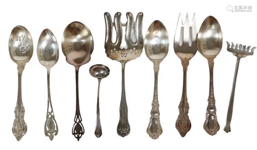 (9) Pieces of Mixed Sterling Silver Ware