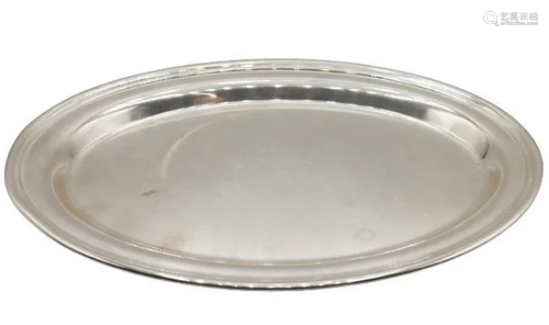 Sterling Silver Platter Approx 5 OZT