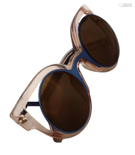 Fendi Cat-eye Blue Framed Sunglasses