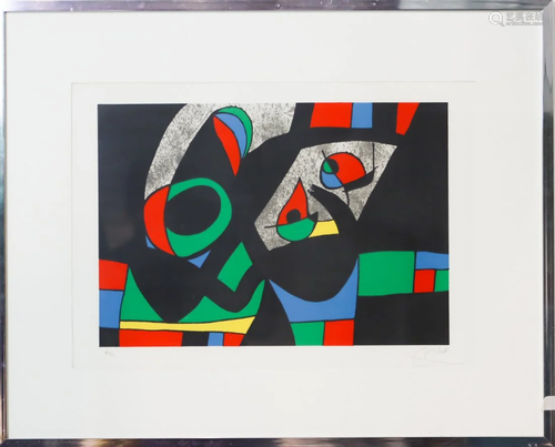 After Joan Miró (1893-1983) Signed Litho…