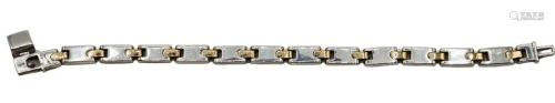 18K and Sterling Silver Tiffany & Co. Bracelet