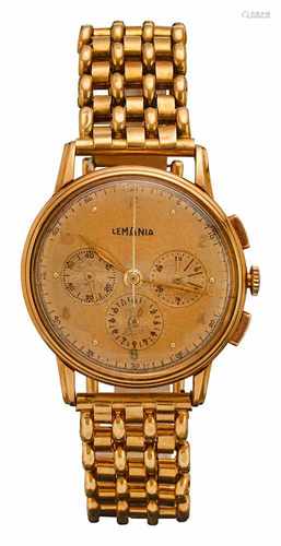 Lemania Chronograph Herrenarmbanduhr