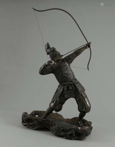 Samurai als Bogenschütze.