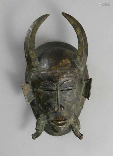 Bronzemaske der Senufo.