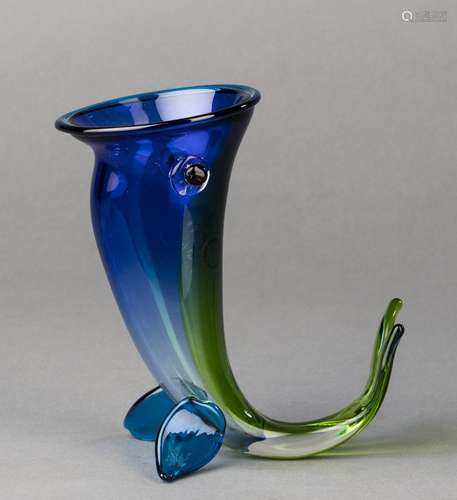 Venini-Vase in Fischform.