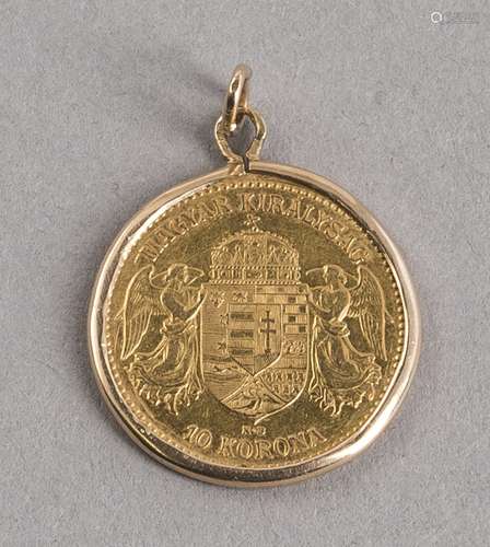 Goldmünze Ungarn 10 Korona 1904