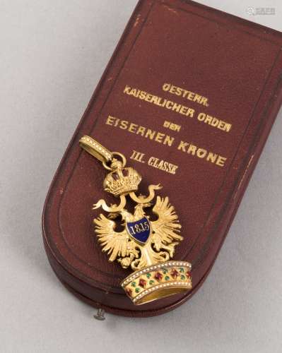 Österreich: Kaiserlicher Orden der Eisernen Krone 1815-1918,