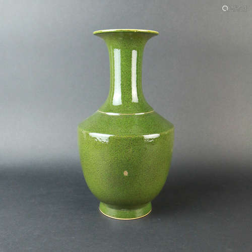 A Green Glazed Porcelain Vase