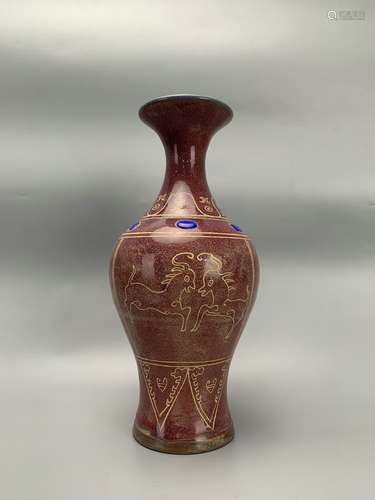 chinese ru kiln porcelain vase