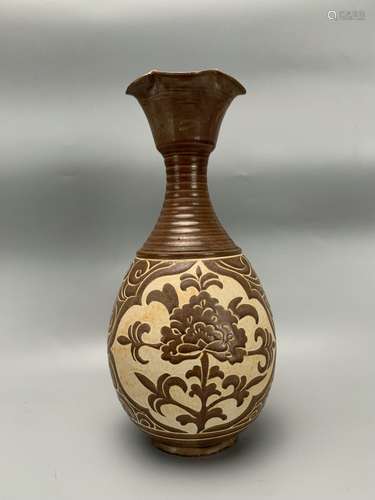 chinese cizhou kiln porcelain vase