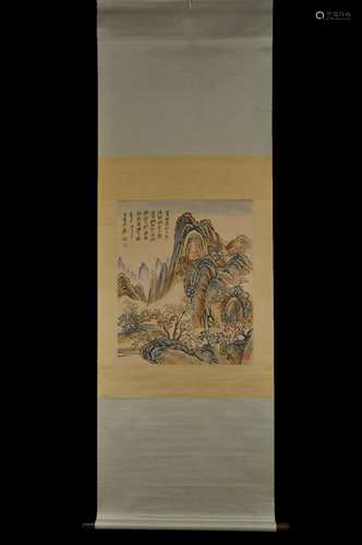 chinese painting by zhang daqian