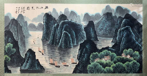 chinese painting by li keran in modern times