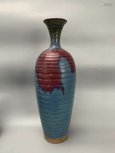 chinese jun kiln porcelain flower vase