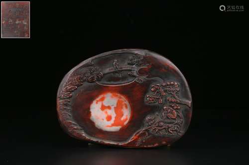 chinese old collection duan inkstone