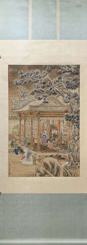 chinese painting by lang shining