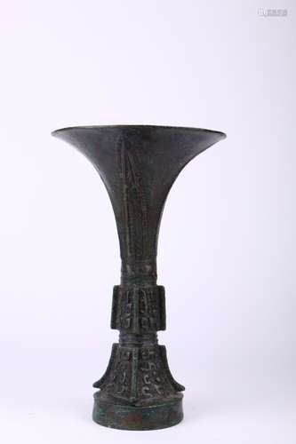 chinese bronze flower vase,song dynasty