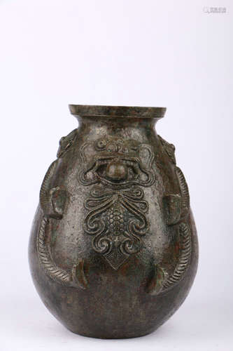 chinese bronze pot,tang dynasty