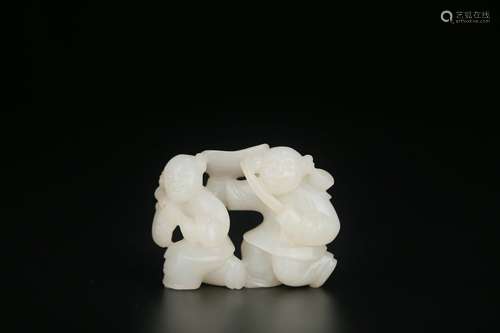 chinese hetian jade ornament,qing dynasty