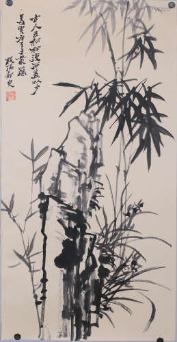 A Chinses Bamboo Painting