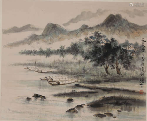 A Chinses Painting, Li Xiongcai Mark