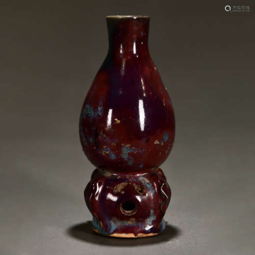 A Jun Kiln Purple Porcelain Vase