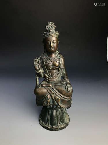 CHINESE BRONZE BUDDHA