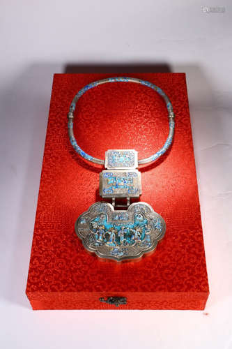 CHINESE SILVER ORNAMENT