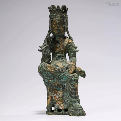 A BRONZE AVALOKITESVARA