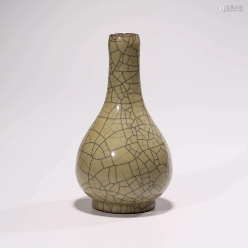 A GE KILN GLAZED VASE