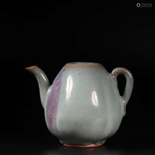 A Jun Porcelain Wine Pot