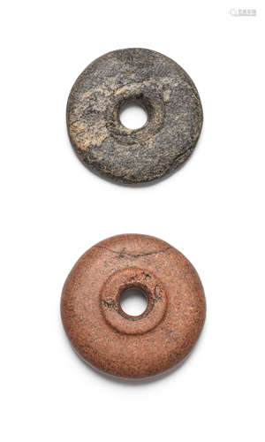 Two Nordic hardstone mace heads 2