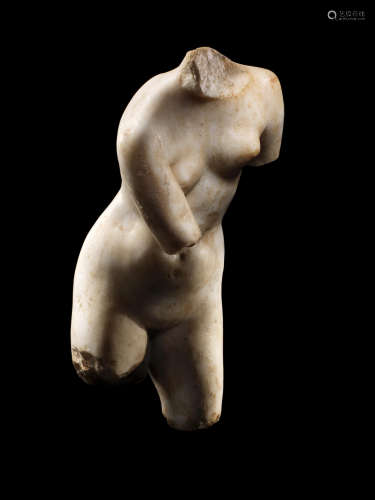 A Roman marble torso of Venus