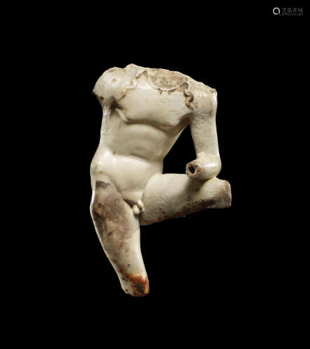A Roman marble torso of a youth