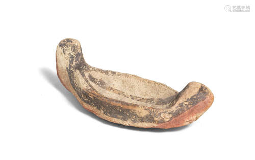 A Cypriot Bichrome Ware terracotta model boat