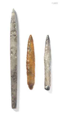 Three Neolithic flint implements 3