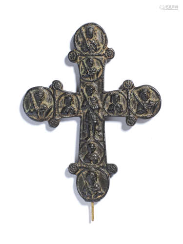 A Byzantine bronze cross