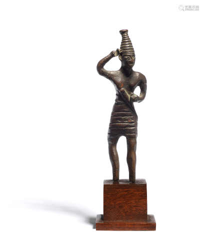 A Canaanite bronze figure of a deity