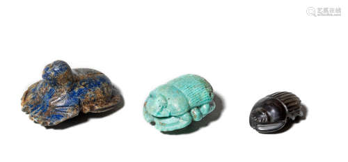 Three Egyptian scarabs 3