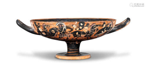 An Attic black-figure kylix