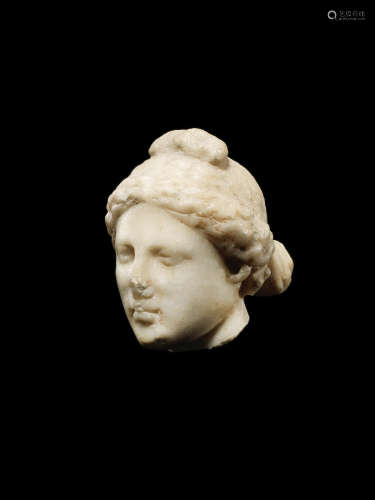 A Greek marble head of Aphrodite