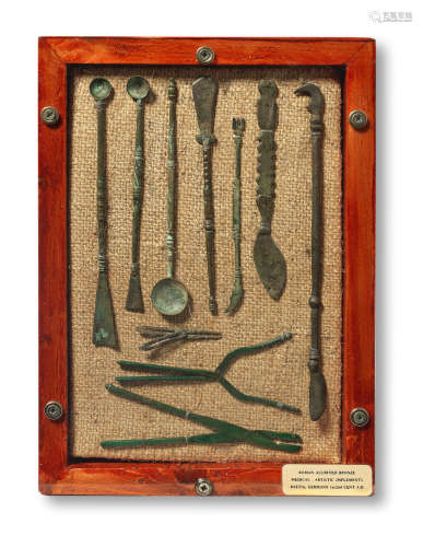 A group of Roman bronze medical implements 10