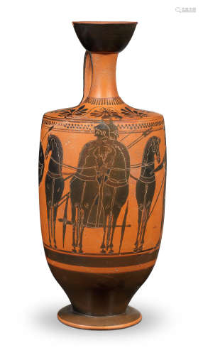 A large Attic black-figure lekythos