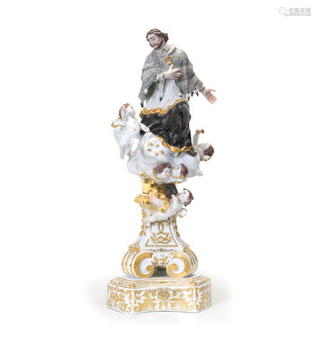 A Meissen figure of St. John Nepomuk, circa 1731