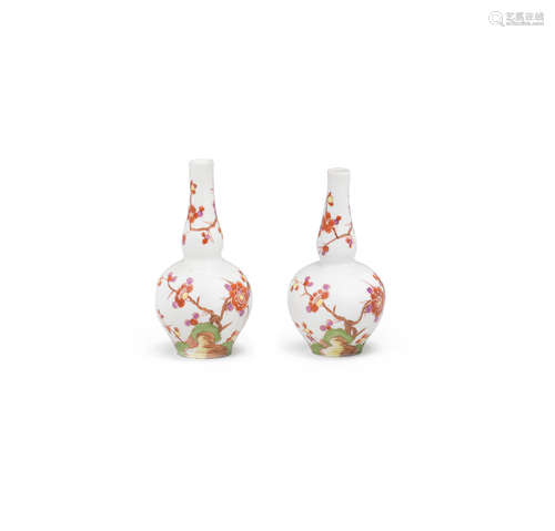 A pair of Meissen miniature vases from the Japanese Palace, circa 1724