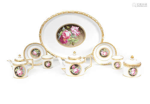 A Fürstenberg porcelain tête-à-tête service, circa 1780