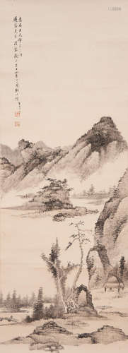 Liu Xinseng (1869-?) Landscape after Yuan masters