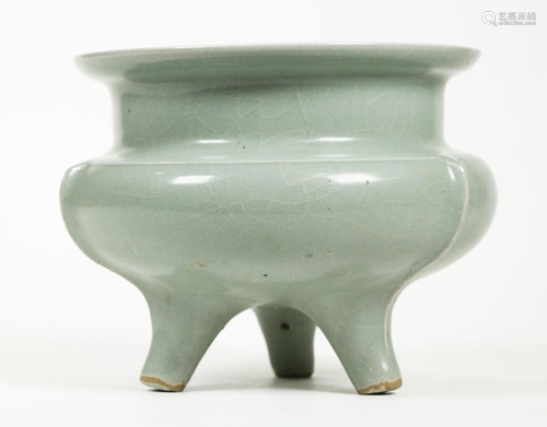 Chinese Longquan Celadon Porcelain Incense …