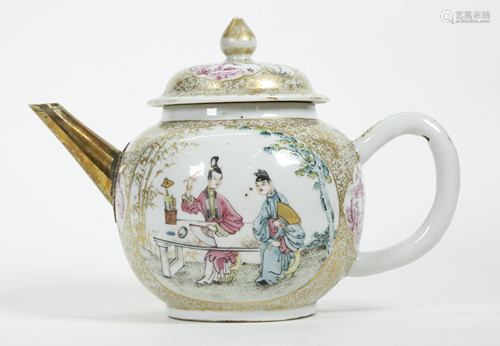 Chinese 18 C Enameled Porcelain Teapot…