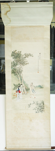 Qing Dynasty Chinese Ink & Color Painti…